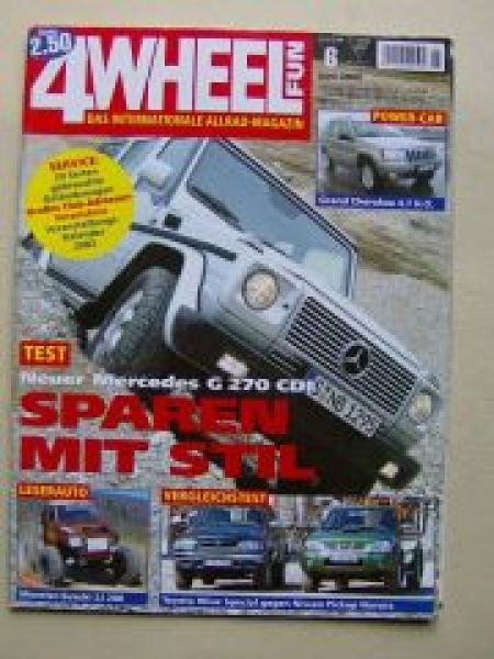 4 Wheel Fun 6/2002 Grand Cherokee 4.7, G270CDI