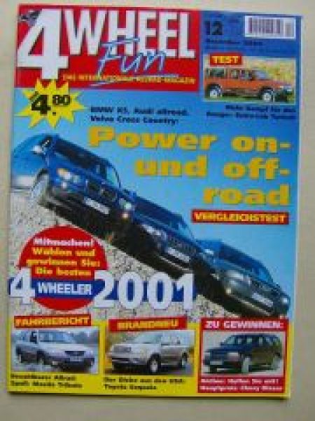 4 Wheel Fun 12/2000 Toyota Sequoia, Mazda Tribute