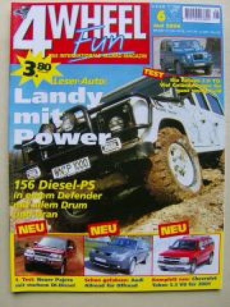 4 Wheel Fun 6/2000 Audi allroad, Tahoe 5.3V8,Pajero DI-Diesel