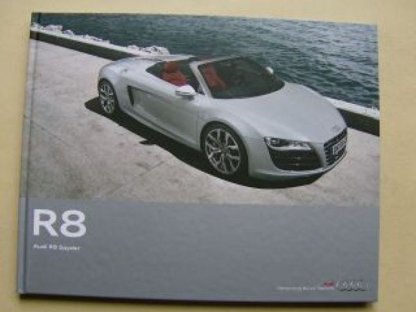 Audi R8 Spyder Buch Juli 2010 NEU Rarität