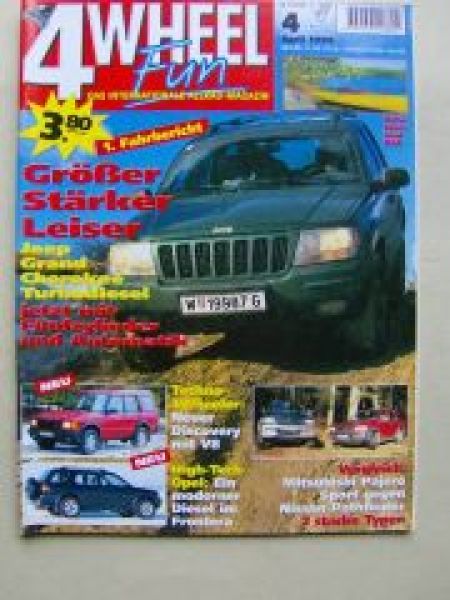 4 Wheel Fun 4/1999 Discovery V8, Frontera Diesel, Grand Cherokee
