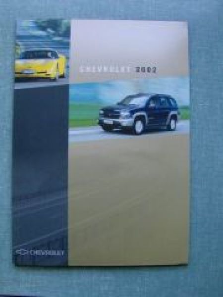 Chevrolet 2002 Pressemappe +Corvette+Motorsport
