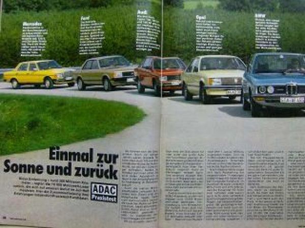 ADAC motorwelt November 1981 VW Polo,Cabrios