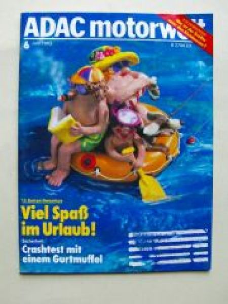 ADAC motorwelt Juni 1983 Dauertest VW Golf GTD Typ17