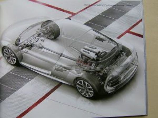 Audi R8 4.2FSi +5.2FSi quattro Buch/Prospekt Juli 2010 NEU