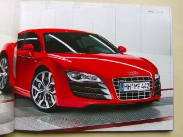 Audi R8 4.2FSi +5.2FSi quattro Buch/Prospekt Juli 2010 NEU