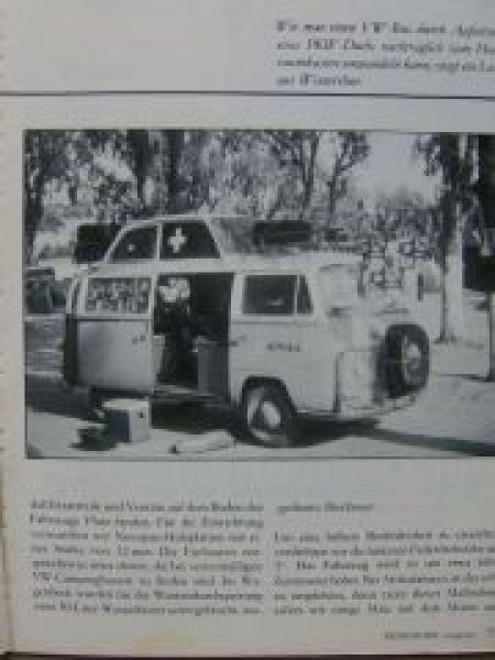 Reisemobil magazin 6/1978 Mercedes 406D (407),T2 mit Audi-Dach