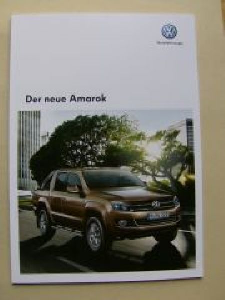 VW Amarok Prospekt Juli 2010 NEU TypN817