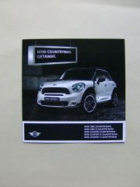 BMW Mini Countryman +D + Cooper S +D September 2010 R60
