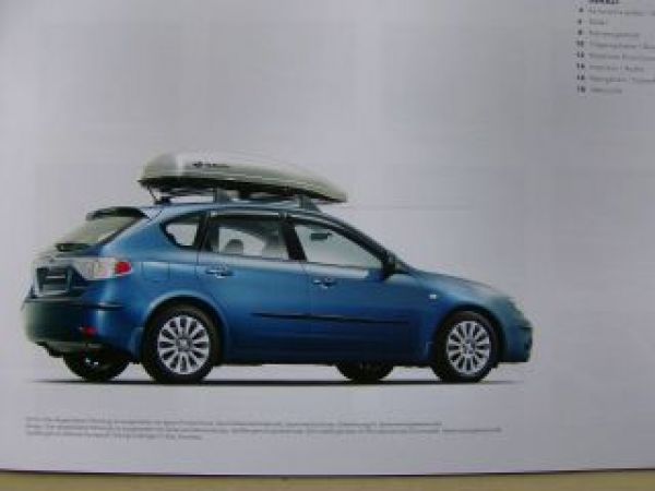 Subaru Impreza Zubehör August 2010 NEU