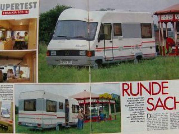 Camp 8/1990 VW T4,Ford Scorpio T.E.C. Weltbummler 530 TK