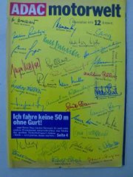 ADAC motorwelt  Dezember 1974 Volvo 244 264