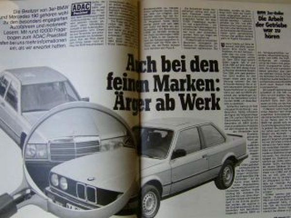 ADAC motorwelt März 1987 Lada Samara,Peugeot 506,Citroen DX