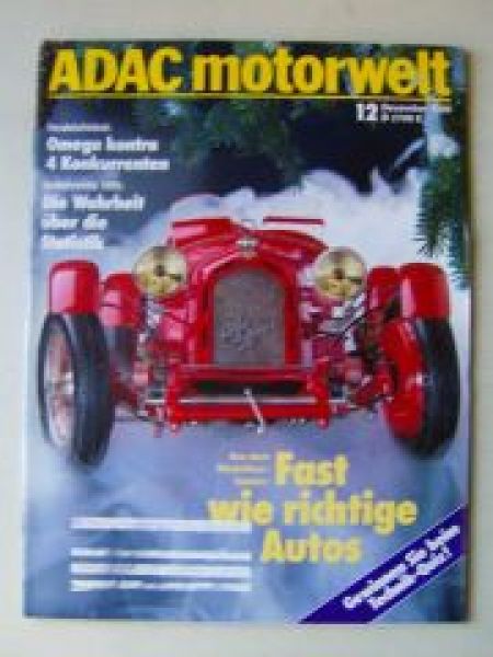 ADAC motorwelt Dezember 1986 Fiat Ducato Maxi,Subaru Justy