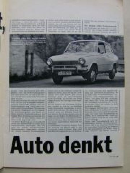 ADAC motorwelt Juli 1968 Daf 55 Test, Peter Frankenfeld