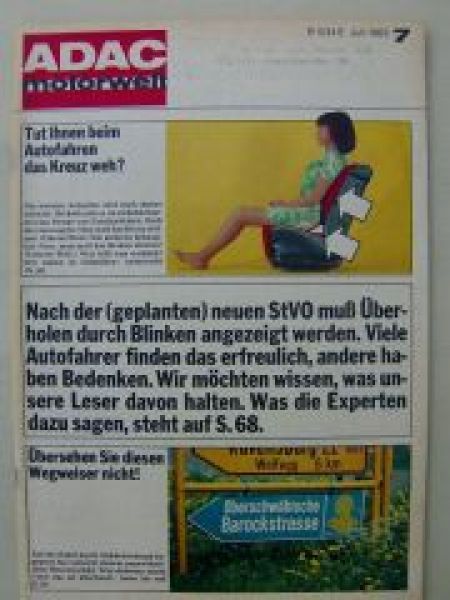 ADAC motorwelt Juli 1969
