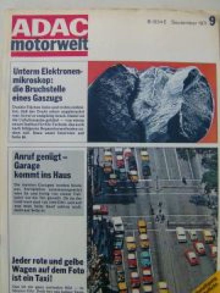 ADAC motorwelt September 1971  Ford Taunus