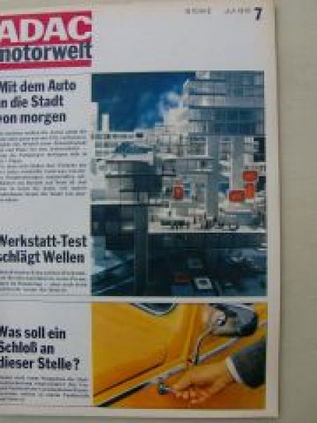 ADAC motorwelt Juli 1970 Renault 12 TL