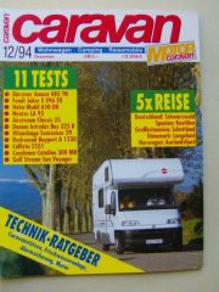 caravan 12/1994 Bürstner Amara 458TN,Fendt Joker E 496 TR