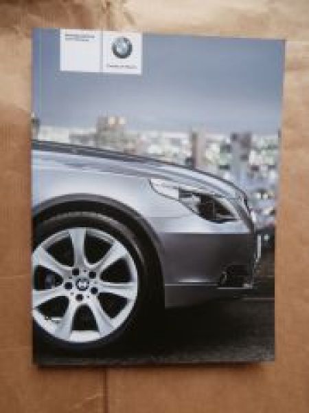 BMW 520i 525i 530i 545i 525d 530d E60 Limousine Februar 2004 Handbuch NEU