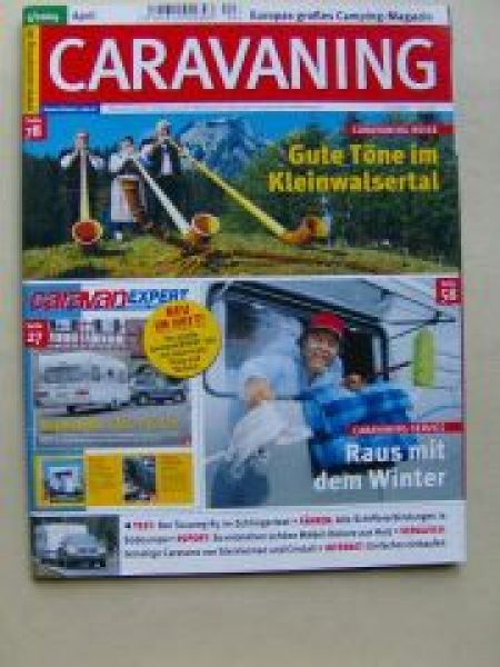 Caravaning 4/2004 VW Touareg R5,Vergleich Caravans