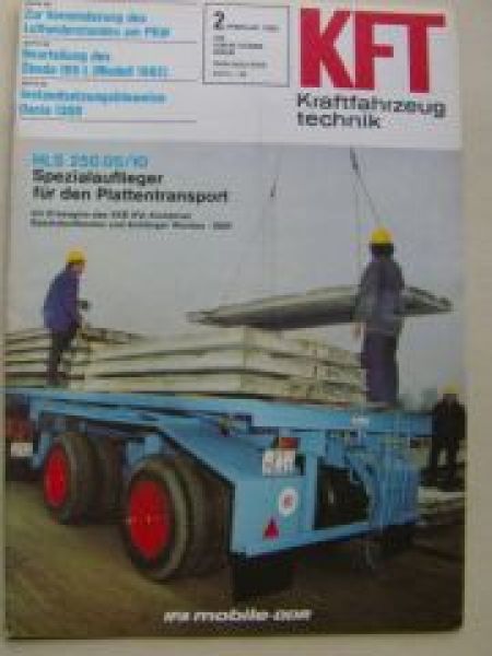 KFT 2/1982 Skoda 105L (Modell 1982), VW Passat/Santana