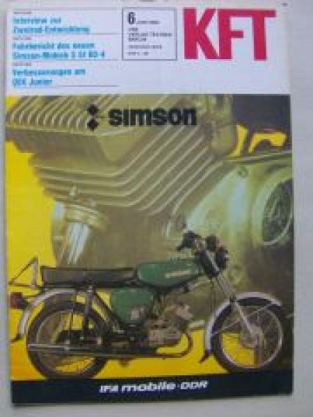 KFT 6/1980 Simson S51 electronic, Enduros