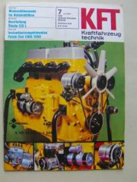 KFT 7/1979 Skoda 120L, IFA Diesel, SIL,Seat,Citroen CX,Reliant