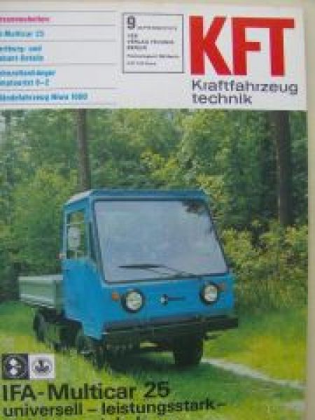 KFT 9/1978 Niwa 1600, IFA Multicar 25, Polonez 1500