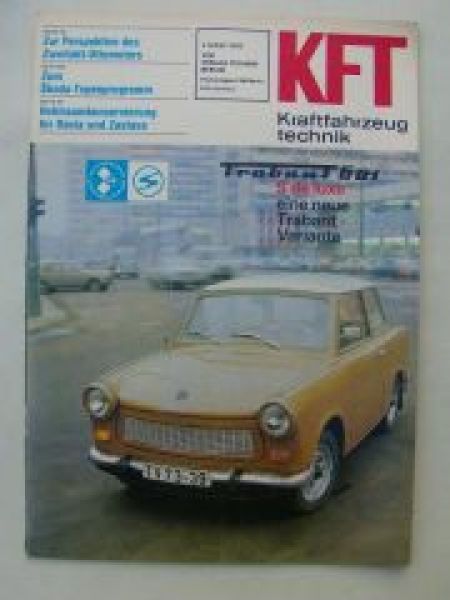 KFT 3/1978 Trabant 601 S de luxe,Porsche