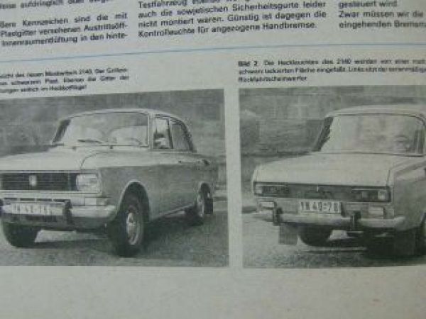 KFT 5/1976 IFA Multicar 24, Moskwitsch 1500 (2140)
