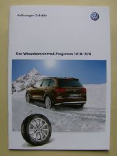 VW Zubehör Winterkomplettrad-Programm 2010/2011 NEU