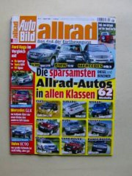 Auto Bild allrad 8/2008 BMW X3 20d E83,Mitsubishi Pajero,Ford F-