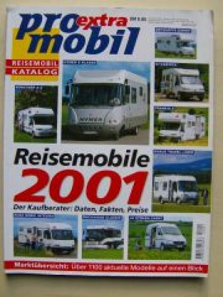 pro mobil extra 2001 Reisemobile Hymer Bürstner Dethleffs