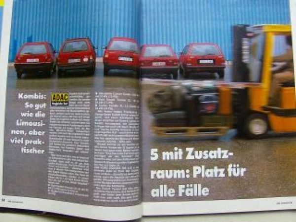 ADAC motorwelt Februar 1989 vW Taro, Porsche 944 S2,Honda CRX