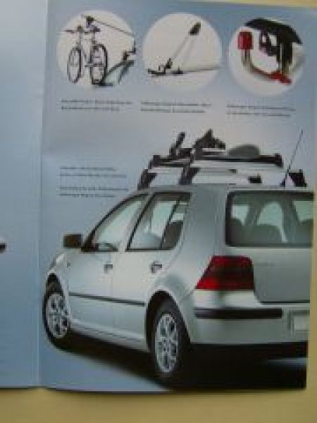 VW Golf4 Zubehör Prospekt August 1997 NEU
