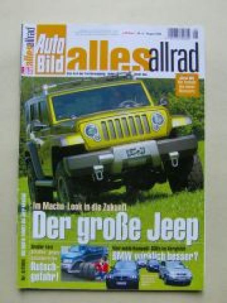 Auto Bild alles allrad 8/2004 VW Touareg W12,Cadillac SRX