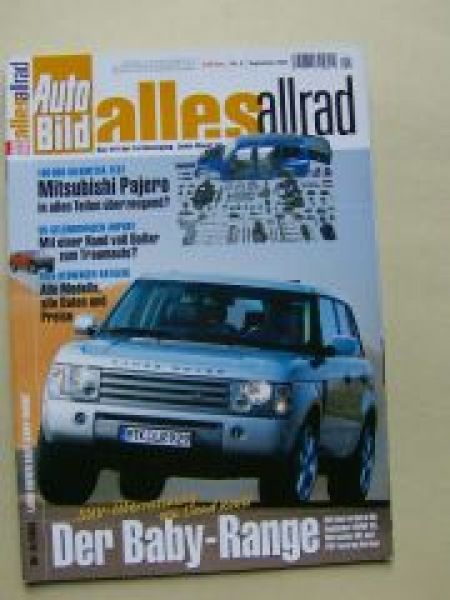 Auto Bild alles allrad 9/2003 Dauertest:Mitsubishi Pajero,