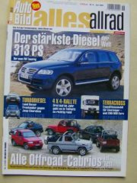 Auto Bild alles allrad 6/2002 VW Touareg, GMC Sierra Denali