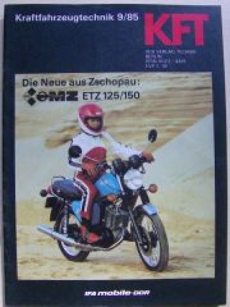 KFT 9/1985 MZ ETZ 125/150, Tramp 60-2,Balkancar