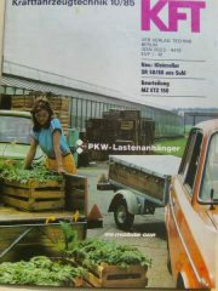 KFT 10/1985 SR 50/80, MZ ETZ 150,Lancia Y10, Volvo B10 M