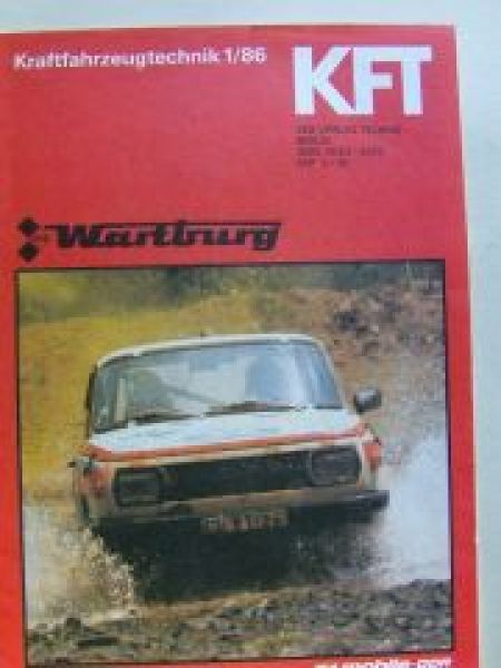 KFT 1/1986 Wartburg 353 S, Dacia 1310