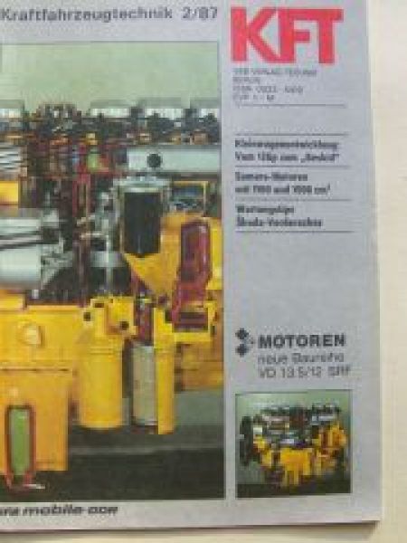 KFT 2/1987 Samara-Motoren, IFA VD 13.5/12 SRF