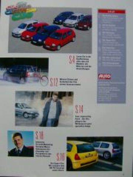 Auto Zeitung Renault Clio Special NEU
