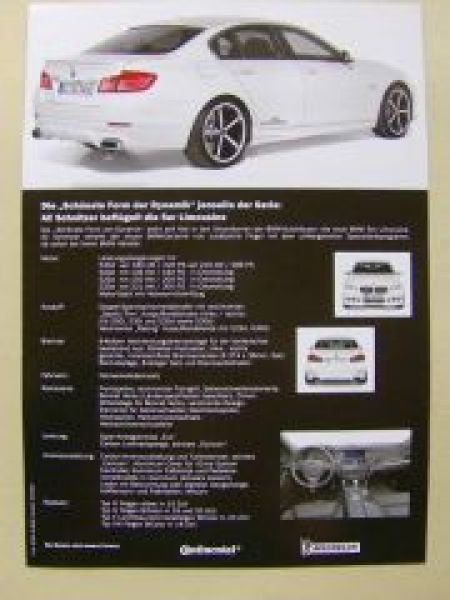 AC Schnitzer 5er Limousine F10 August 2010 Prospektblatt