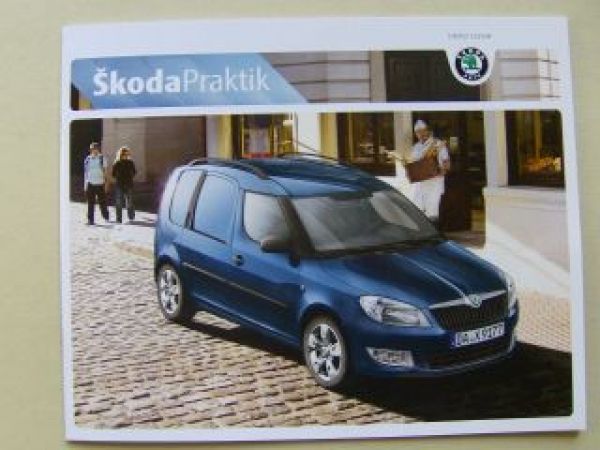 Skoda Praktik Prospekt August 2010 NEU