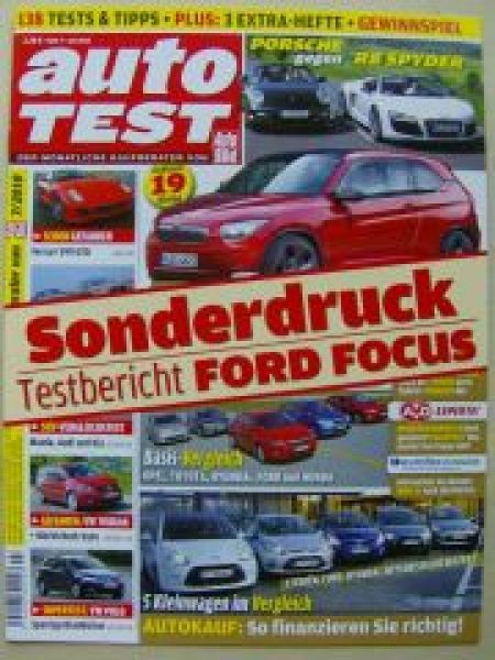 auto TEST Testbericht Ford Focus Juli 2010