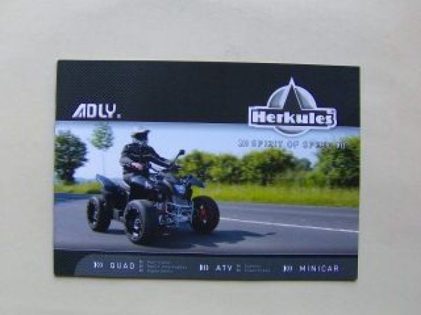 Herkules Quad ATV Minicar Prospekt NEU