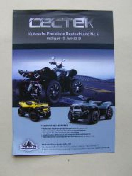 Herkules Quad ATV Minicar Prospekt NEU