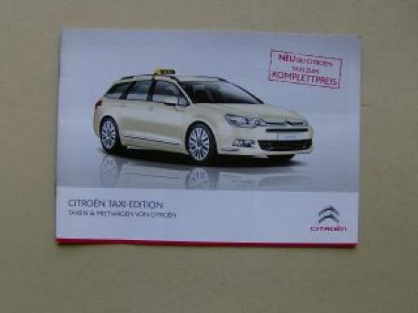 Citroen TAXI Edition Prospekt +Preisliste Juli 2010 NEU